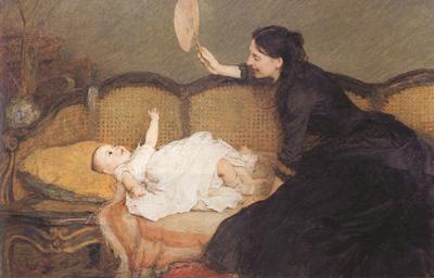 Alma-Tadema, Sir Lawrence William Quiller Orchardson,Master Baby (mk23) China oil painting art